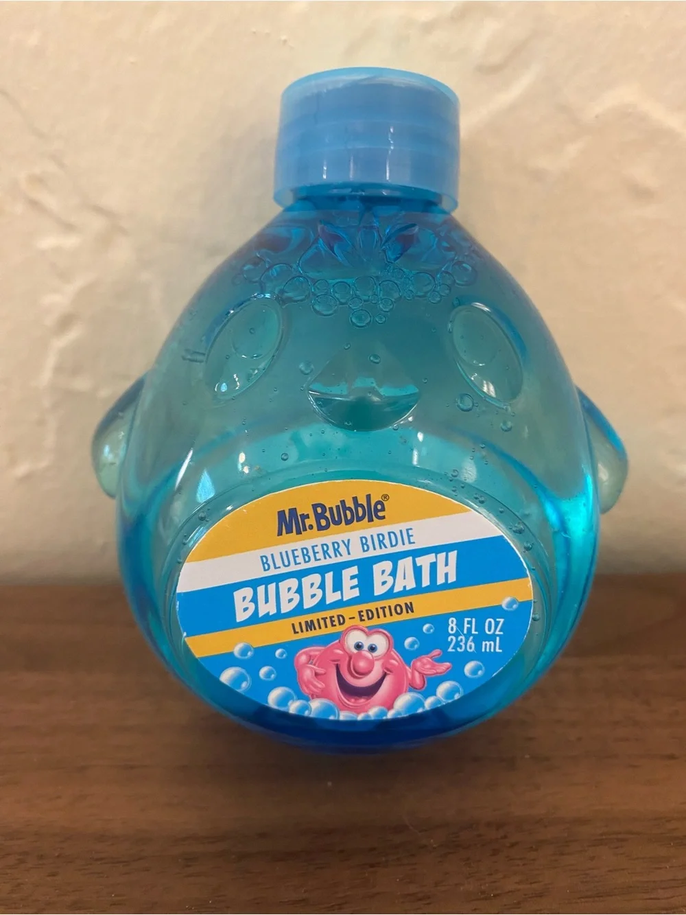 Mr. Bubble Blueberry Birdie Bubble Bath 8 oz Limited Edition Bird Bottle
